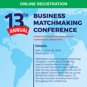 Afghan american business matchmaking conference 2018
